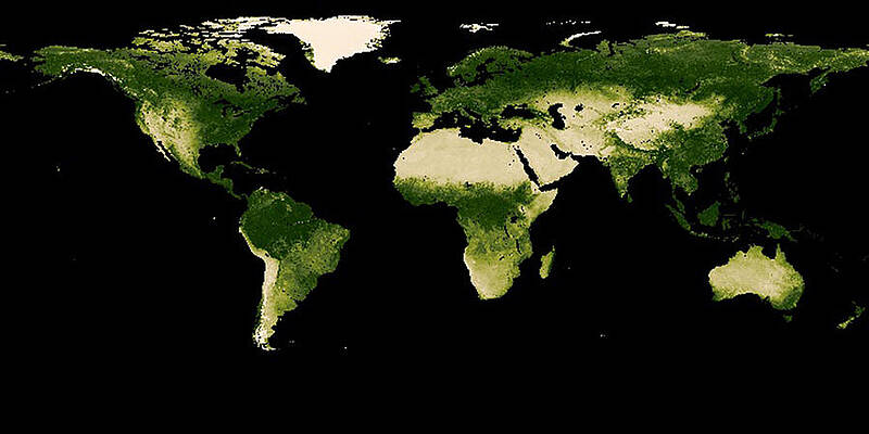 Wall Art - Photograph - Vegetation Index Map, July 2020 by Science Source