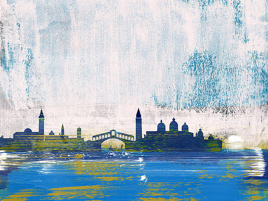 Venice Abstract Skyline I by Naxart Studio Venice Abstract Skyline I by Naxart Studio