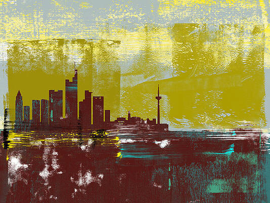 Venice Abstract Skyline II by Naxart Studio Venice Abstract Skyline II by Naxart Studio