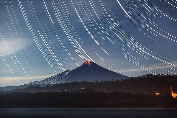 Villarrica Star Trails by Photography by KO Villarrica Star Trails by Photography by KO