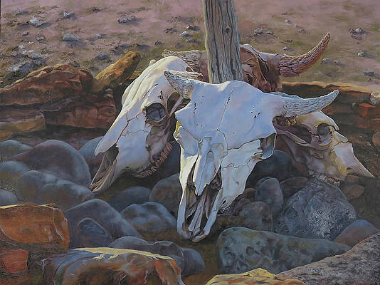 Wall Art - Painting - Where The Buffalo Used To Roam by Rusty Frentner
