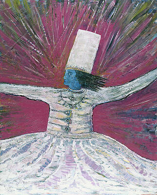 Wall Art - Painting - Whirling Dervish 1998 Peter Sickles by Peter Sickles