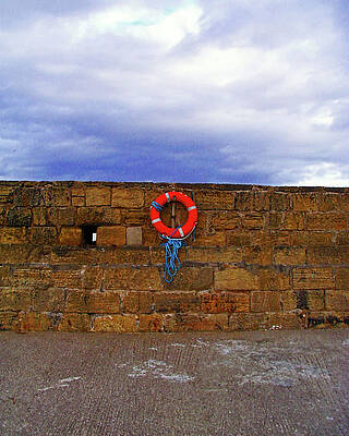 WHITEHAVEN. Lifebelt On The Harbour. by Lachlan Main WHITEHAVEN. Lifebelt On The Harbour. by Lachlan Main