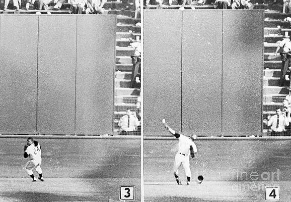 Wall Art - Photograph - Willie Mays In Action During Opening by Bettmann