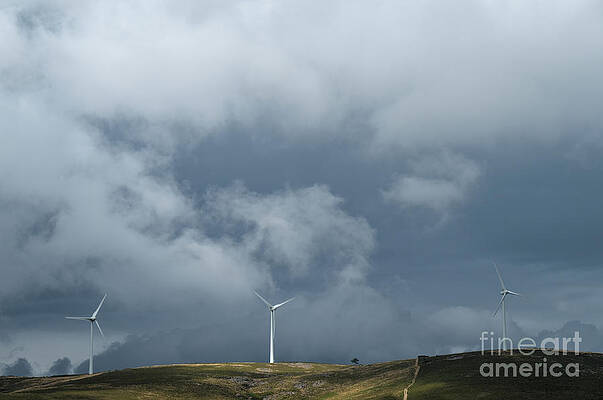 Wind turbines and clouds on Serra da Gardunha by Angelo DeVal Wind turbines and clouds on Serra da Gardunha by Angelo DeVal