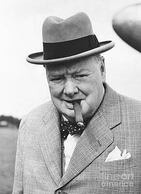 Sir Winston Churchill Year 1947-8x10 photograph