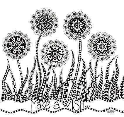 Wall Art - Mixed Media - Wish Or Weed by Siobhan