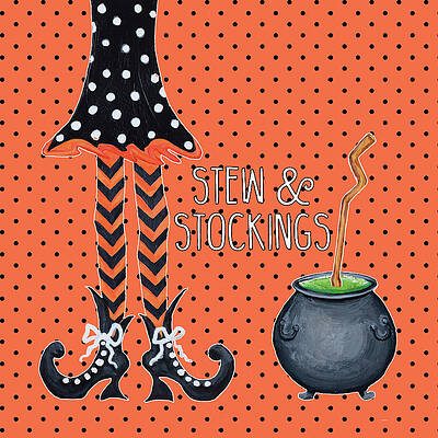 Wall Art - Mixed Media - Witch Life I by Gina Ritter