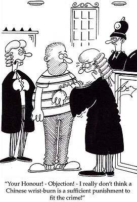 Wall Art - Drawing - Your Honor  Objection  I Really Don't Think A Chinese Wrist by Adey Bryant