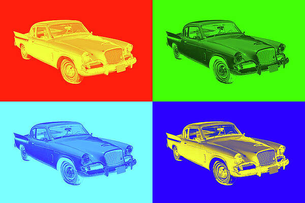 1961 Studebaker Hawk Coupe Pop Art by Keith Webber Jr 1961 Studebaker Hawk Coupe Pop Art by Keith Webber Jr