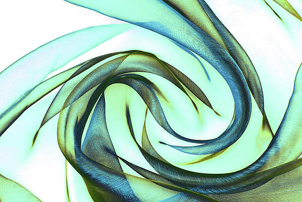 Wall Art - Photograph - Abstract  Fabric Wavy Texture Background #1 by Severija Kirilovaite