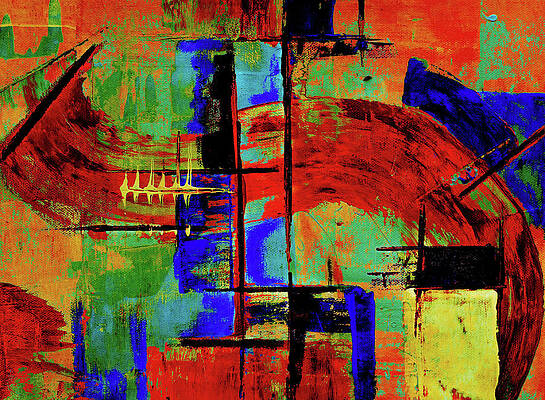 Wall Art - Painting - Abstract Pattern #1 by Svilenka Dankova
