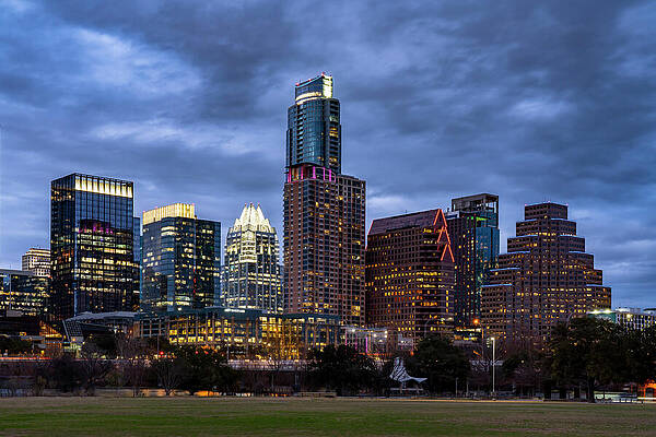 Wall Art - Photograph - Austin Cityscape - 12658 by Wall Art Of Texas
