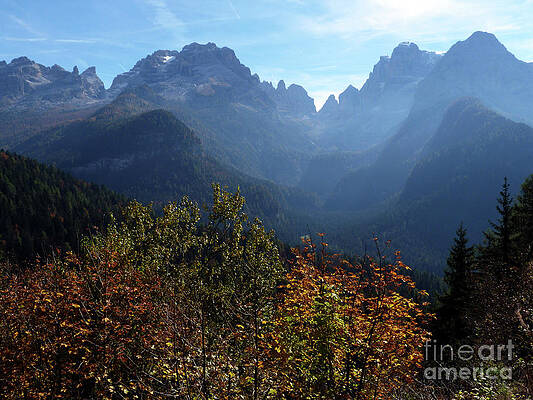 Wall Art - Photograph - Autumn - Brenta Dolomites by Phil Banks