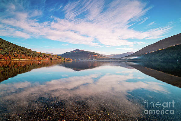 Autumn Reflection, Loch Long by Janet Burdon Autumn Reflection, Loch Long by Janet Burdon