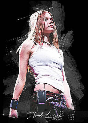 Avril Lavigne Poster  by Russell Clark