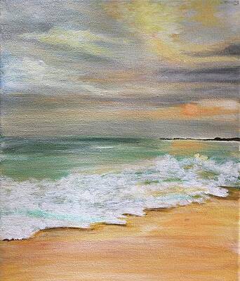 Pearl White Waves by Beryl Jasper Pearl White Waves by Beryl Jasper