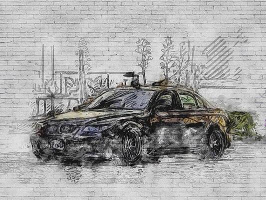 BMW M135i Draw #12 Coffee Mug by CarsToon Concept - Fine Art America