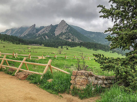 Boulder Flatirons by Lorraine Baum Boulder Flatirons by Lorraine Baum