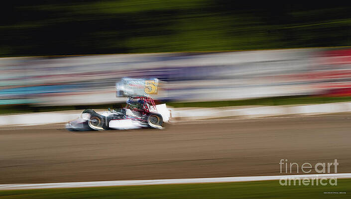 Wall Art - Photograph - Bowley Scanlon super modified at Star Speedway June 1, 2024 #1 by Eric Killorin