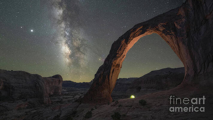 Camping Under Corona Arch by Michael Ver Sprill Camping Under Corona Arch by Michael Ver Sprill