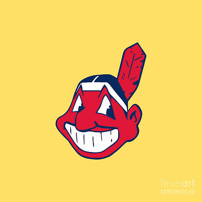 Chief Wahoo Cleveland Indians Baseball Poster by Douglas Sacha