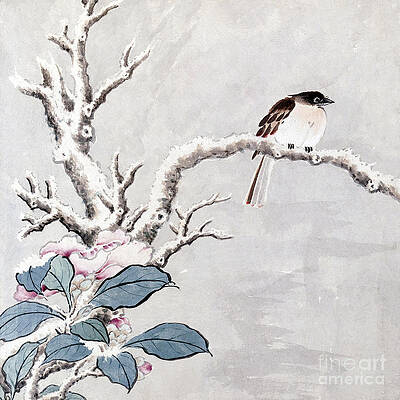 Chinese Traditional Flower And Bird Painting Prints Ming Dynasty Painting 003 Digital Art By Yongeartstudio