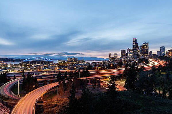Downtown Seattle from Dr. Jose Rizal Bridge by Michael Lee Downtown Seattle from Dr. Jose Rizal Bridge by Michael Lee