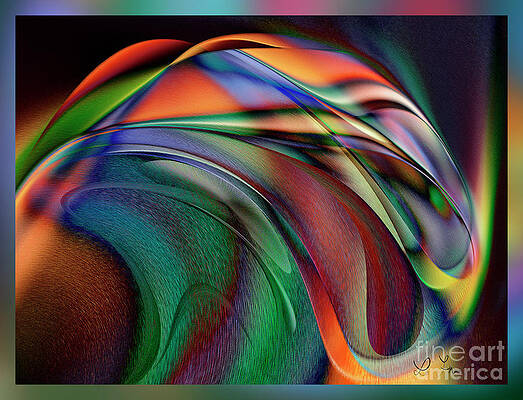 Wall Art - Digital Art - Euphoria #1 by Leo Symon