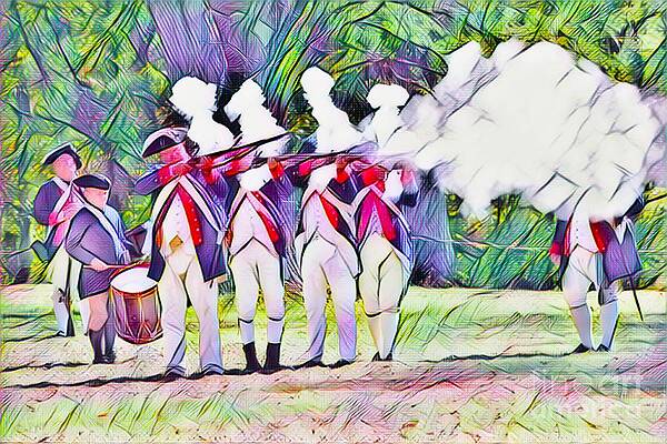 Wall Art featuring the digital art Fire #2 #2 by Addison Likins