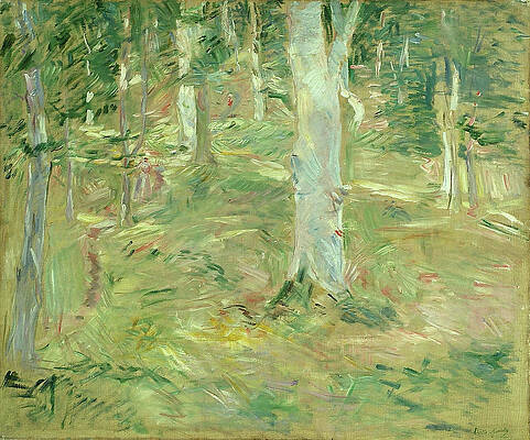 Foret de Compiegne Print by Berthe Morisot