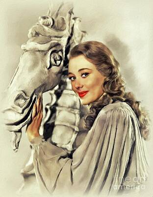 Glynis Johns, Vintage Actress by John Springfield Glynis Johns, Vintage Actress by John Springfield