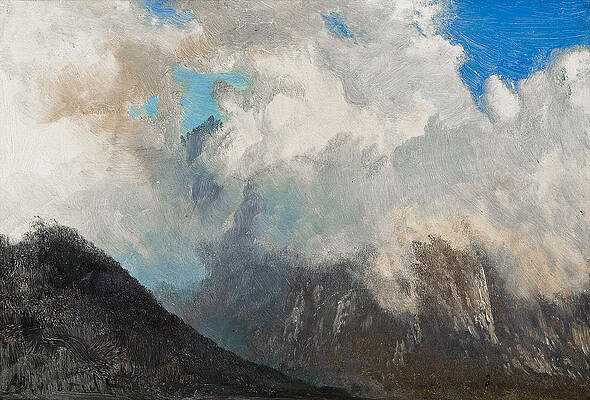 In the Tyrol Print by Albert Bierstadt