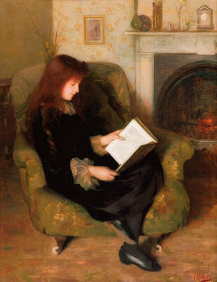 Woman Reading by Manet - 5D Diamond Painting 