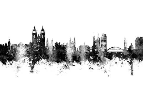 Magdeburg Germany Skyline by Michael Tompsett Magdeburg Germany Skyline by Michael Tompsett
