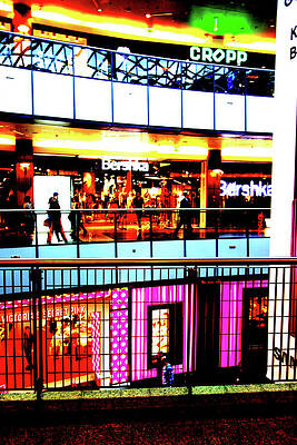Wall Art - Photograph - Mall Interior In Warsaw, Poland 8 #1 by John Siest