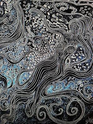 Mermaid In A Geometric Sea by Stefan Duncan Mermaid In A Geometric Sea by Stefan Duncan