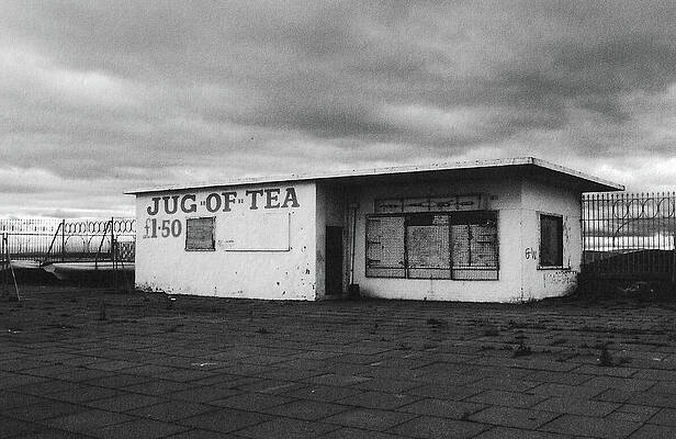 MORECAMBE. Tea On The Prom. by Lachlan Main MORECAMBE. Tea On The Prom. by Lachlan Main