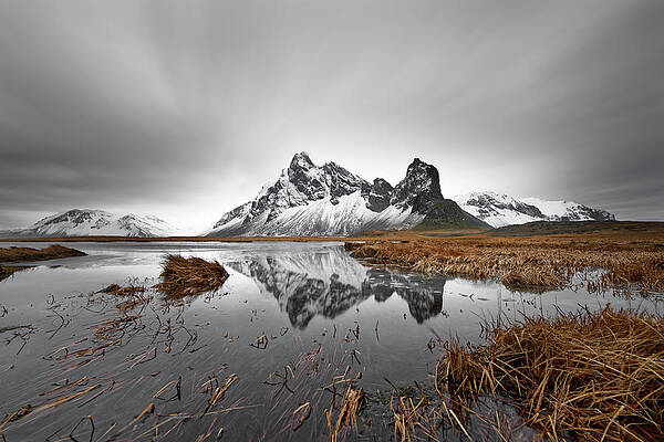 Mountain range with reflection by Ralf Lehmann Mountain range with reflection by Ralf Lehmann