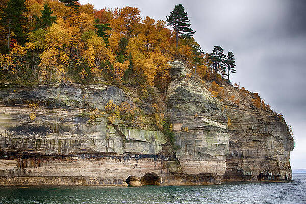Wall Art - Photograph - Pictured rock Lakeshore #1 by Alberto Audisio