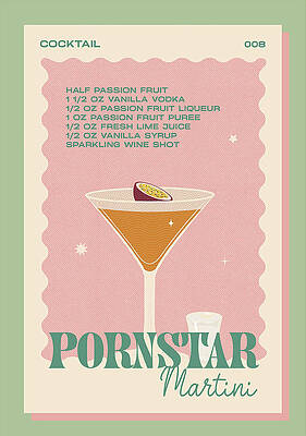 Pornstar Martini Cocktail 008 by Sidney Saye