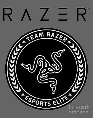 razer logo white background