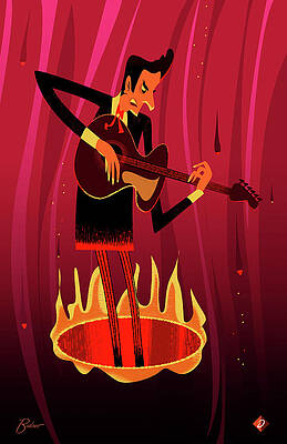 Wall Art - Digital Art - Ring of Fire by Alan Bodner