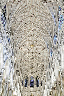 Wall Art featuring the photograph Saint Patrick's Cathedral  NYC #1 by Susan Candelario
