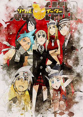 Soul Eater Anime Poster - Diamond Paintings 