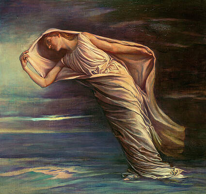 Wall Art - Painting - The Dawn 1899 #1 by John La Farge