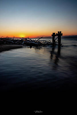  Photograph - The Old Cattle Jetty, Point Nepean #1 by Vicki Walsh