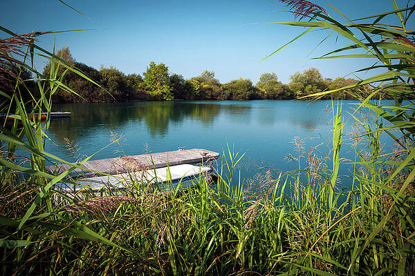 Wall Art - Photograph - Tranquil lake #1 by Seeables Visual Arts