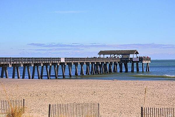 Wall Art - Photograph - Tybee Island Pier Georgia by Lisa Wooten