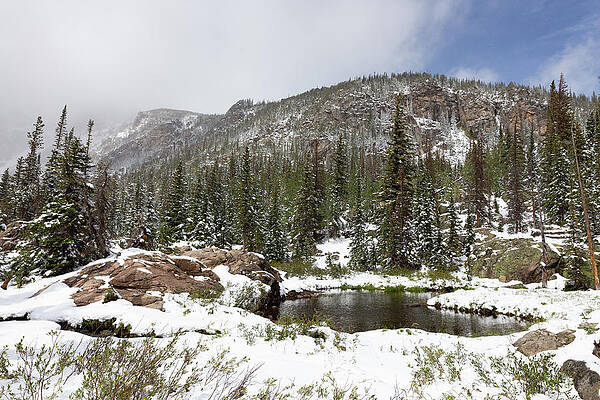 Tyndall Creek Spring Snow by Bridget Calip Tyndall Creek Spring Snow by Bridget Calip